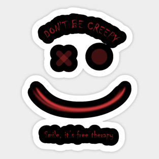 CREEPY SMILE Sticker